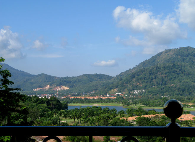 View from Villa's