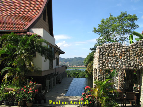 Pool View on Arrival