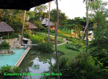 Kamalaya Center ascending to the beach.