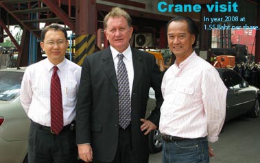 Visiting CRANE with CFO and Founder