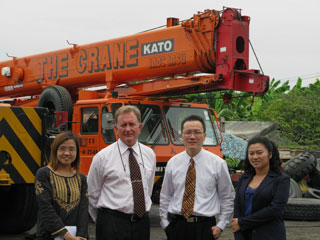 Visiting CRANE with CFO and Daughter